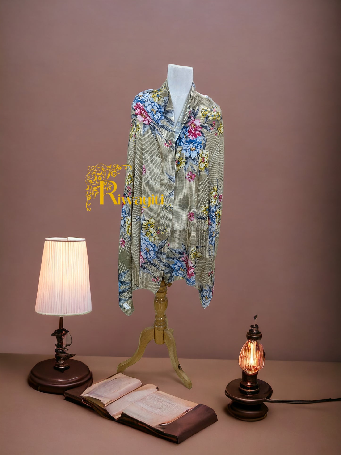 Luxurious Digital Print Stoles in Premium Wool